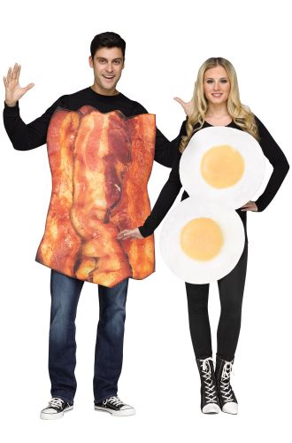 Bacon & Eggs Adult Costume (Pair)