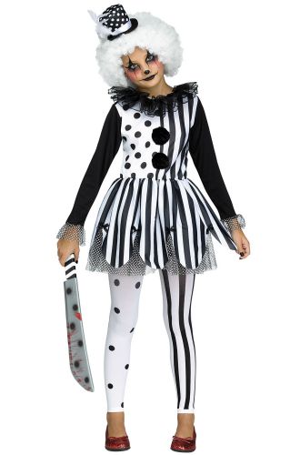 Killer Clown Girl Child Costume