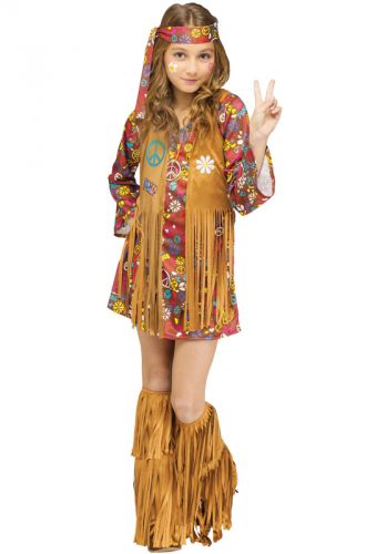 Peace and Love Hippie Child Costume