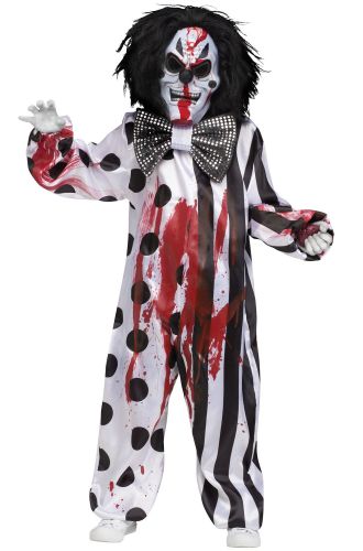 Bleeding Killer Clown Child Costume