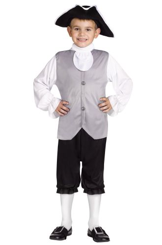 Historical Colonial Boy Child Costume