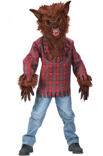 Werewolf Child Costume (Brown)