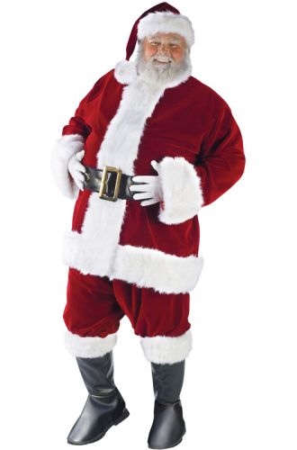 Ultra Velvet Santa Suit Adult Costume