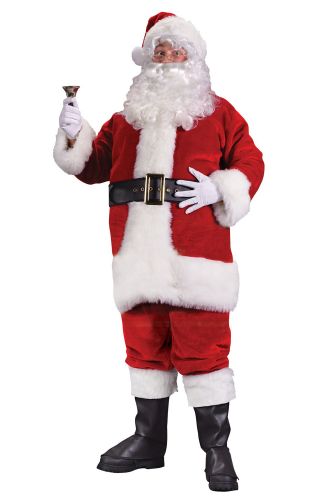 Regency Plush Santa Suit Plus Size Costume