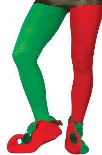 Red/Green Elf Tights Accessory