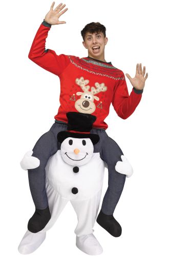 Carry Me Snowman Adult Costume