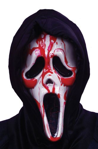 Bleeding Ghost Face Adult Mask