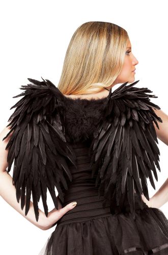 Angel Feather Wings (Black)