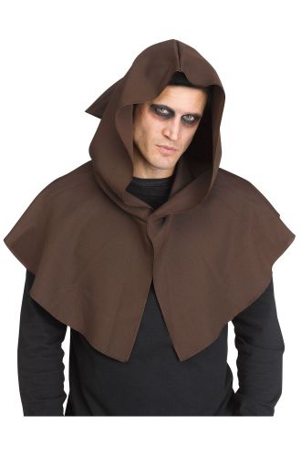 Hooded Capelet (Brown)