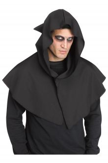 Hooded Capelet (Black)