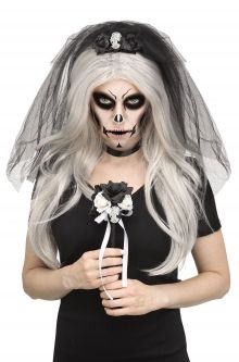Skeleton Bride Instant Adult Costume Kit