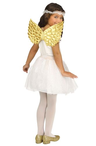 Angel Wing Set Child Costume Kit (Gold)