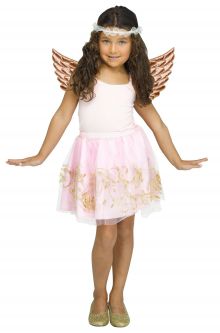 Angel Wing Set Child Costume Kit (Rose Gold)