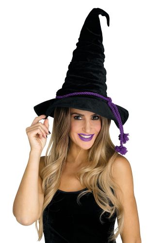 Velour Witch Hat (Black)