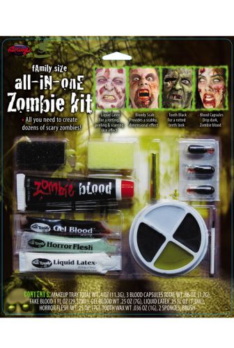 Family Size Horror Zombie Make-Up Kit