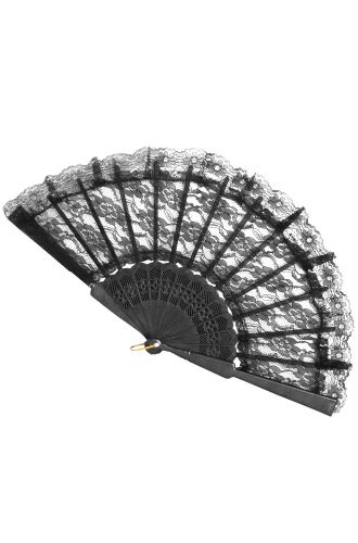 Lace Fan (Black)
