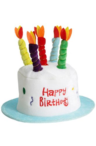Happy Birthday Cake Top Hat