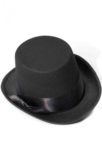 Steampunk Bell Topper Hat (Black)