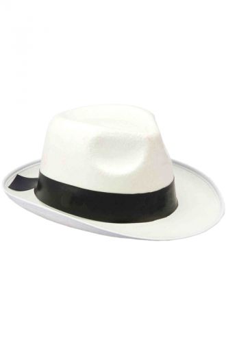Gangster Hat (White)