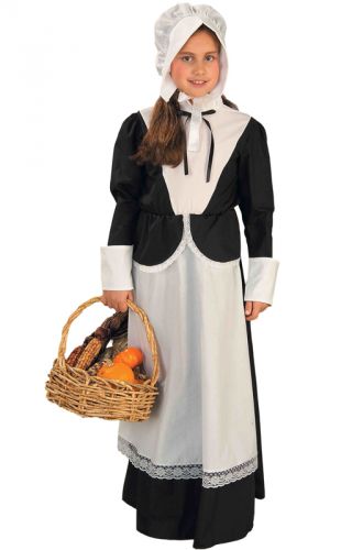 Colonial Pilgrim Girl Child Costume