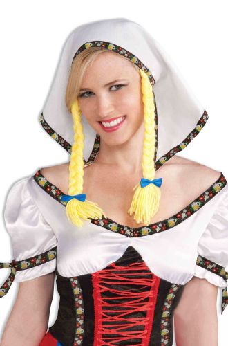 Fraulein Headpiece with Pigtails