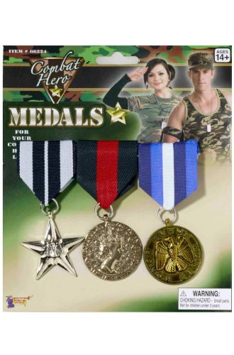 Military Medals (Set of 3)