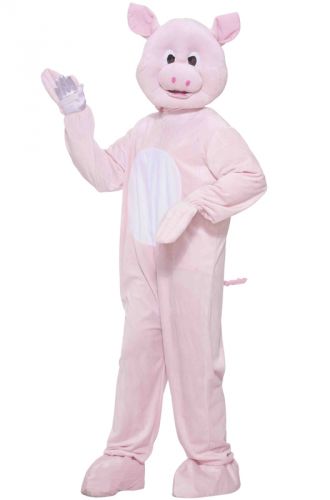Plush Pinky the Pig Mascot Adult Costume