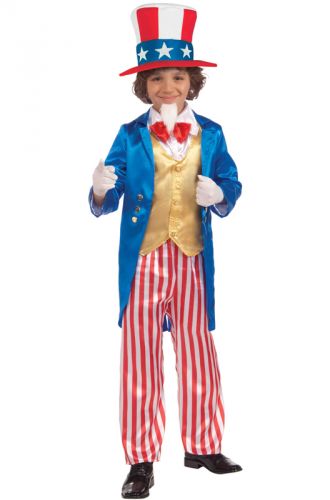 Deluxe Uncle Sam Child Costume (L)