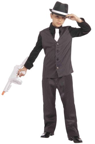 20s Lil Gangster Child Costume (Large)