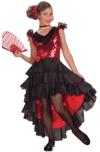 Spanish Dancer Child Costume (Medium)