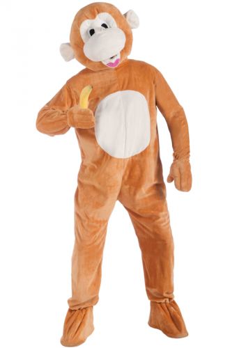 Monkey Mascot Adult Costume