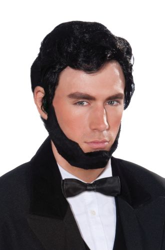 Abraham Lincoln Adult Wig & Beard Set