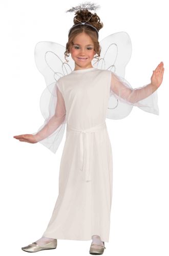 White Angel Child Costume (L)