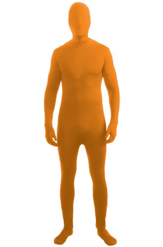 Orange Invisible Suit Teen Costume (Teen)