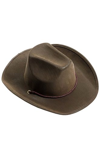 Suede Cowboy Hat (Brown)