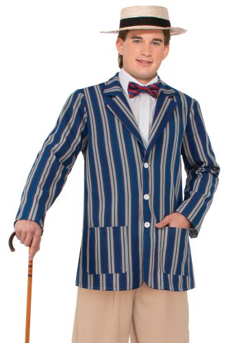 Roaring 20s Boater Jacket Adult Costume (XL)
