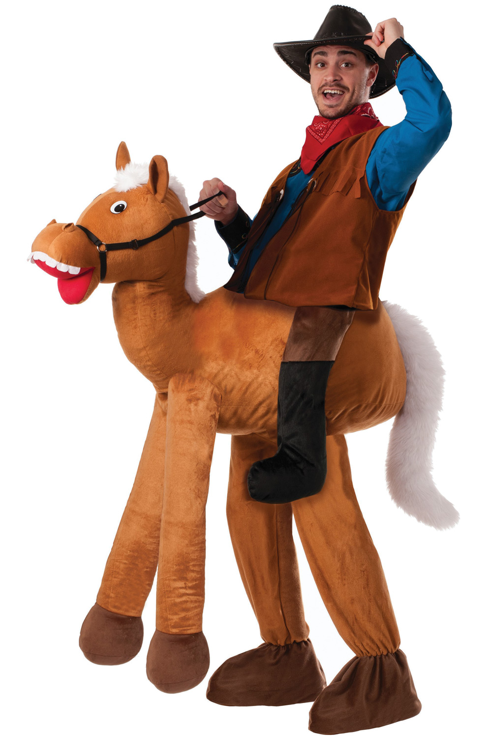 Ride-A-Horse Adult Costume - PureCostumes.com