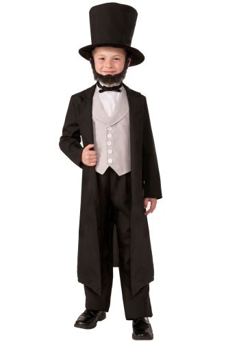 Abe Lincoln Child Costume (M)