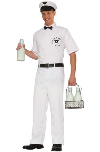 50's Milkman Adult Costume (STD)