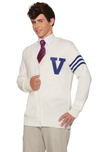 50's Varsity Sweater Adult Costume (XL)