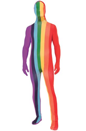 Rainbow Skin Suit Adult Costume (STD)
