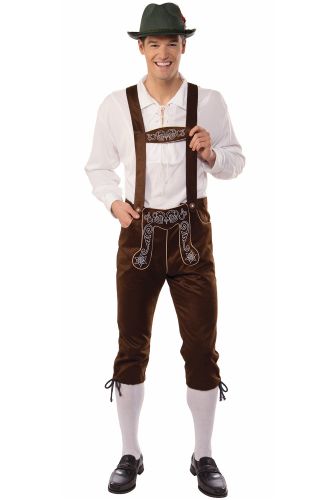 Lederhosen Male Adult Costume (Standard)