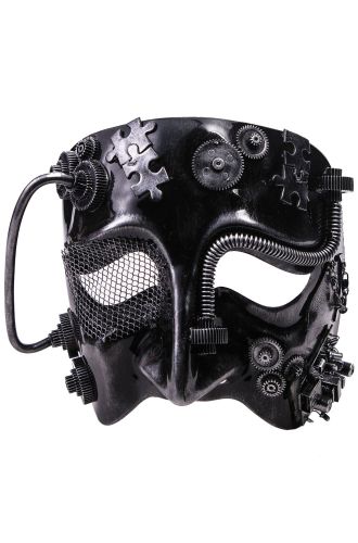 Steampunk Industrial Mask (Silver)