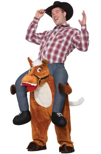 Ride-On Horseback Riding Adult Costume