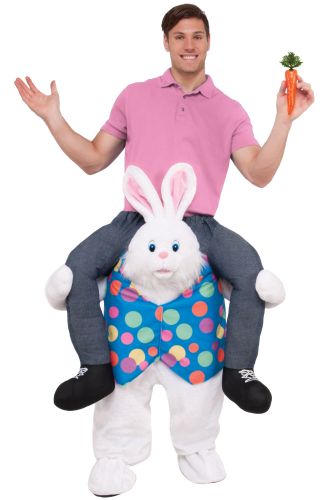 Ride-On Hop on Top Bunny Adult Costume
