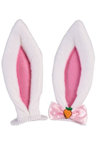 Clip-On Bunny Ears (White)