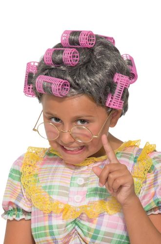 Aunt Gertie Child Costume Wig