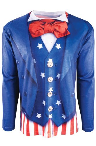 Patriotic Man Adult Costume (X-Large)
