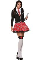 Prep School Girl Adult Costume (XS/S)