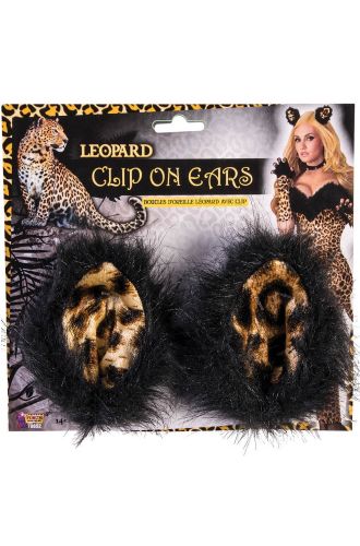 Leopard Clip-on Ears